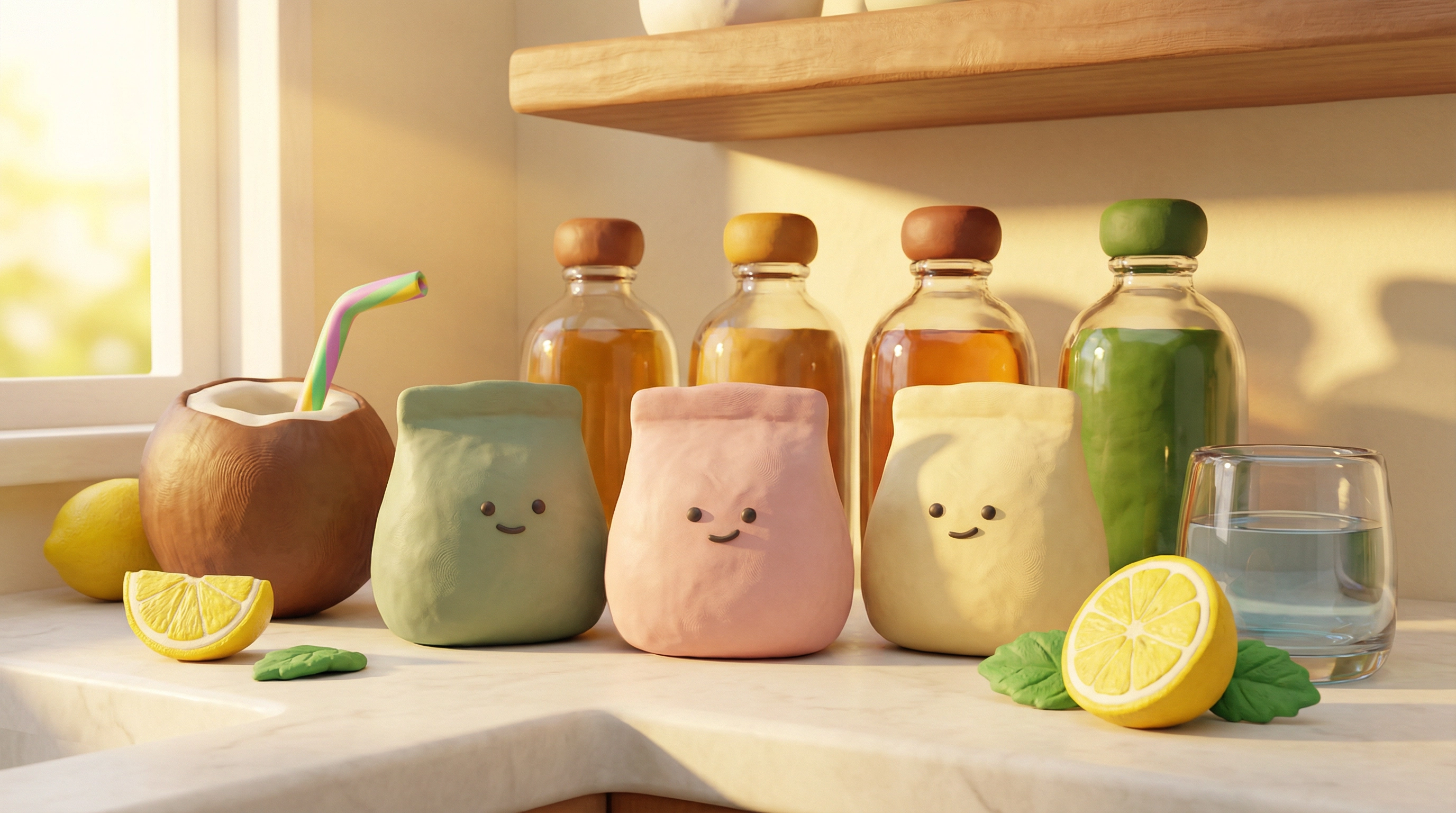 Image of electrolyte hydration drinks for hangover recovery
